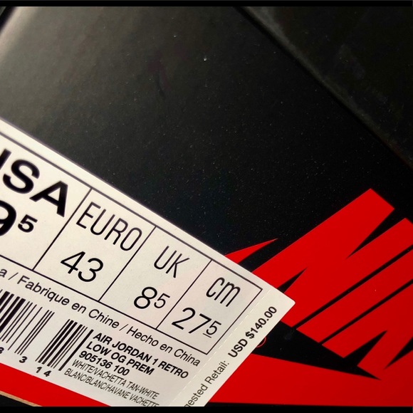 Air Jordan Retro 1 Low OG Premium, NWB&Docs⛹‍♂️! - Picture 8 of 8